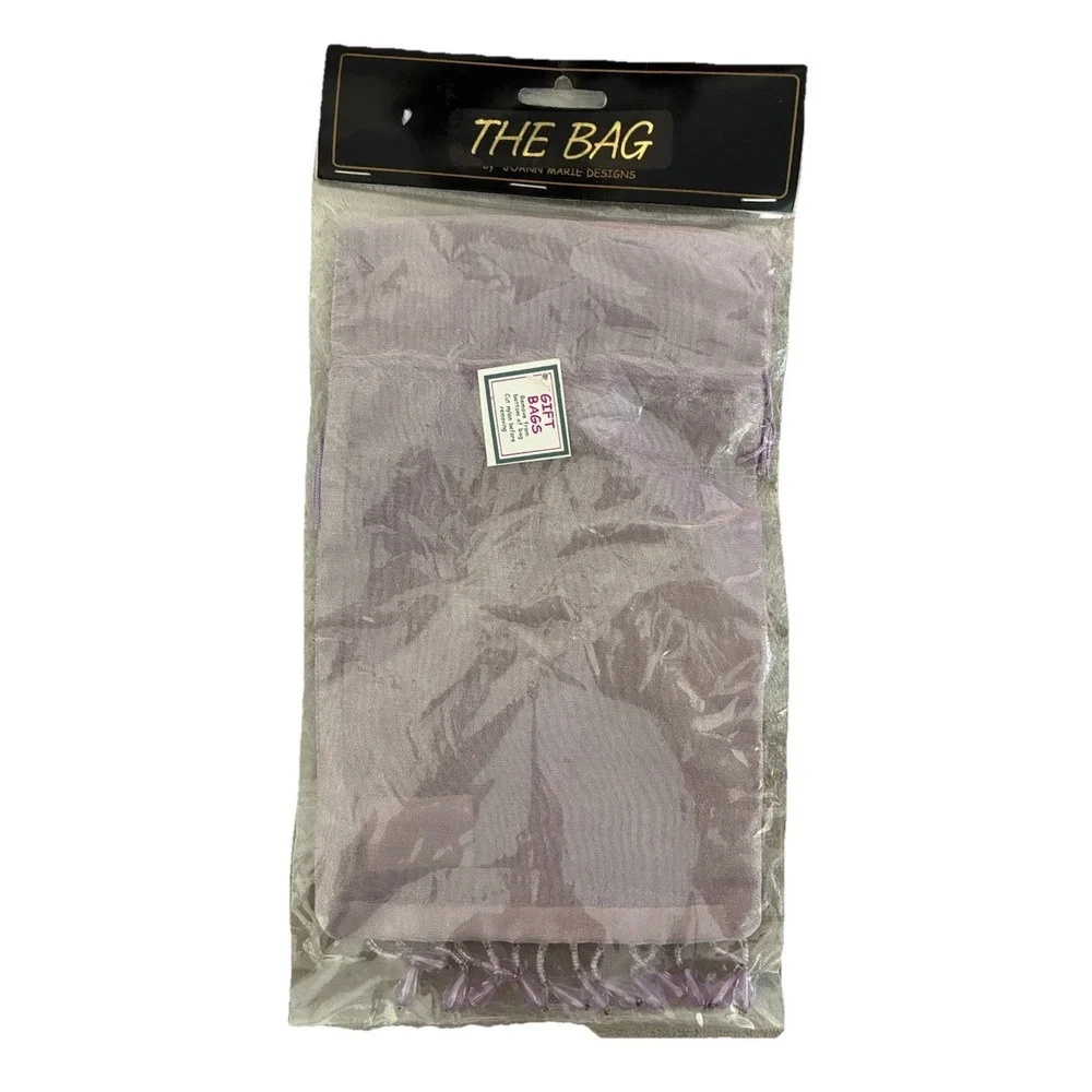 Joann Marie Designs Gift Bag Purple Organza 6x10